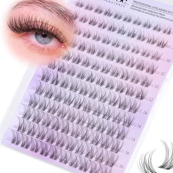 Wispy Lash Clusters Natural Eyelash Clusters Invisible Band - Picture 1 of 7